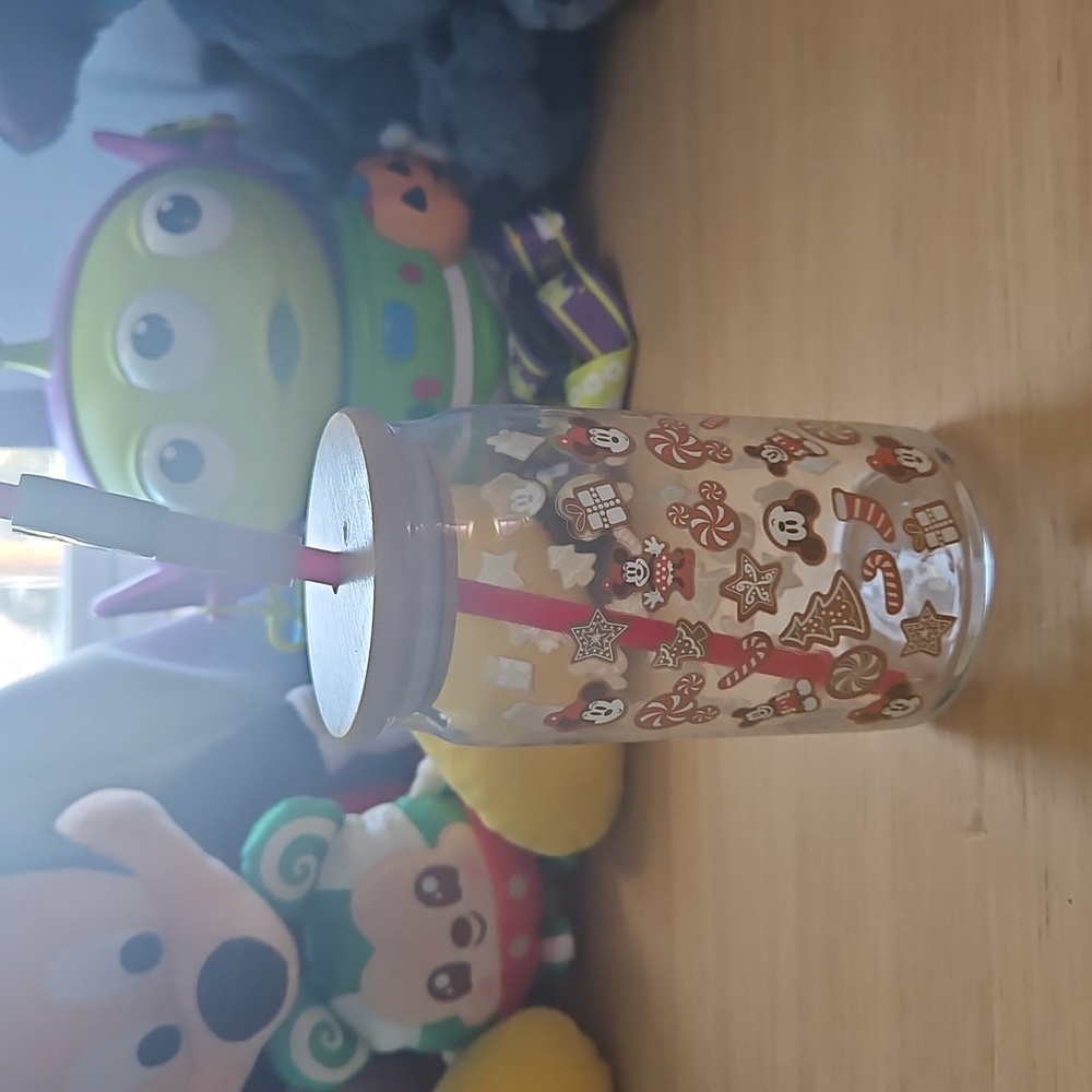 Mickey mouse christmas glass tumblr
